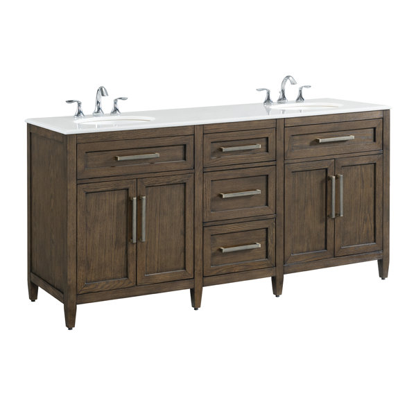 Sand & Stable Dash 71'' Freestanding Double Bathroom Vanity with